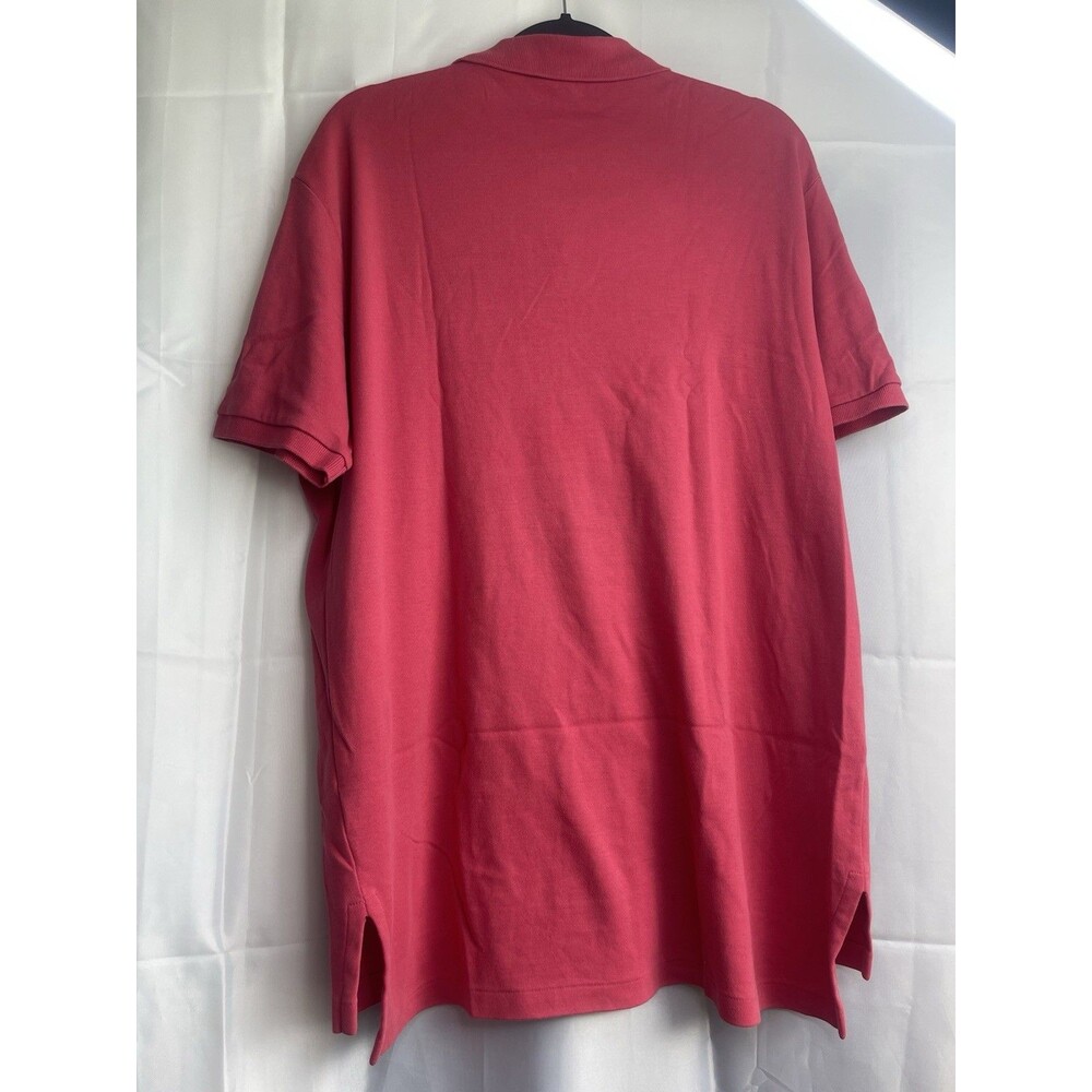 Polo Ralph Lauren Mens Polo Shirt Large Red Short Sleeve Pony Logo Cotton